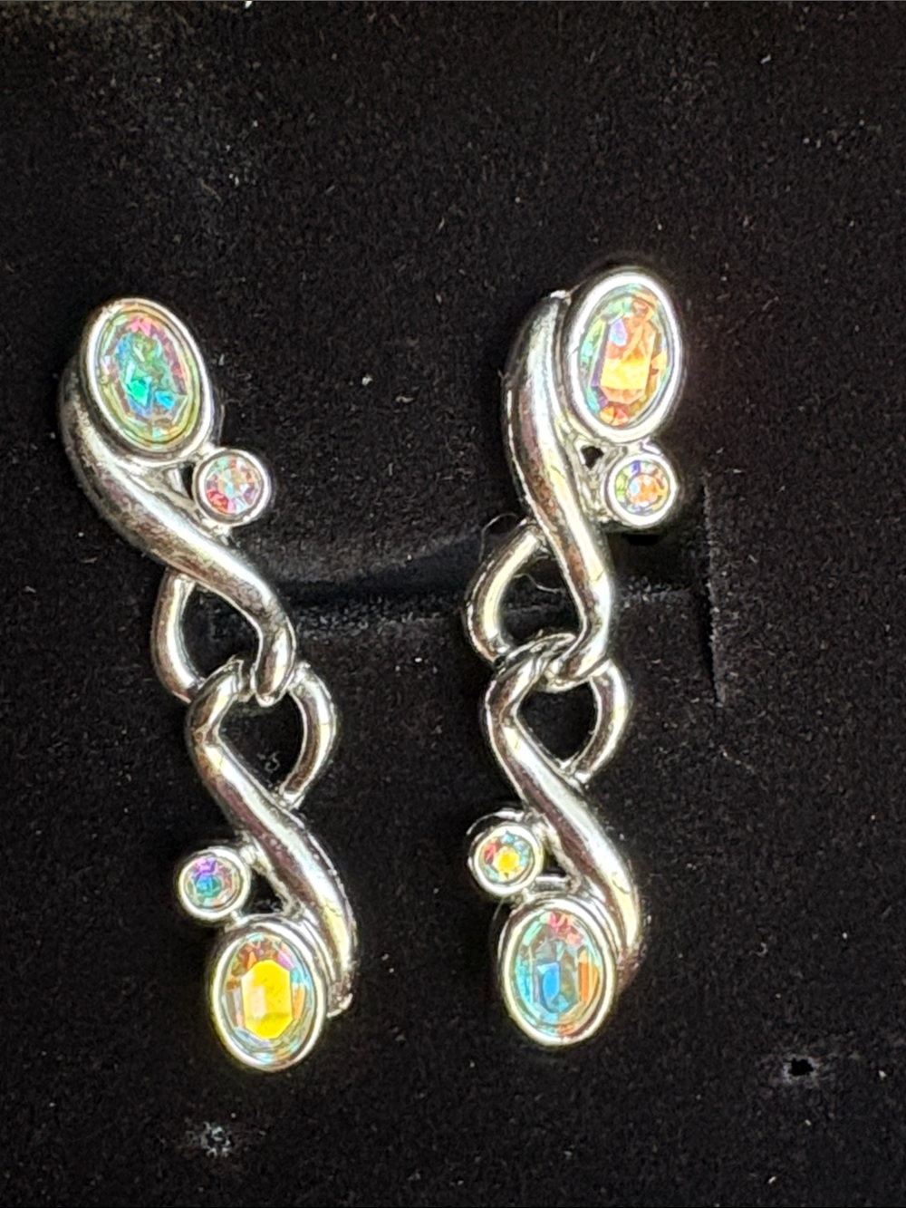 Clip on vintage earrings.